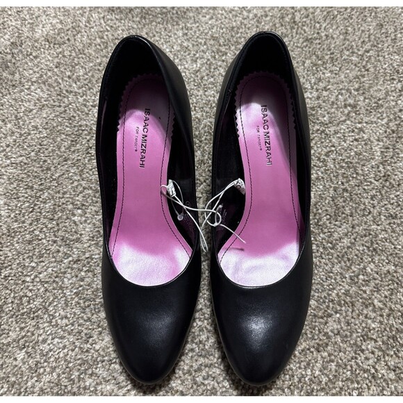 Isaac-Mizrahi Riley Women's Black 7.5 Heels Pumps Glamour Vintage 2000's New - Picture 1 of 12